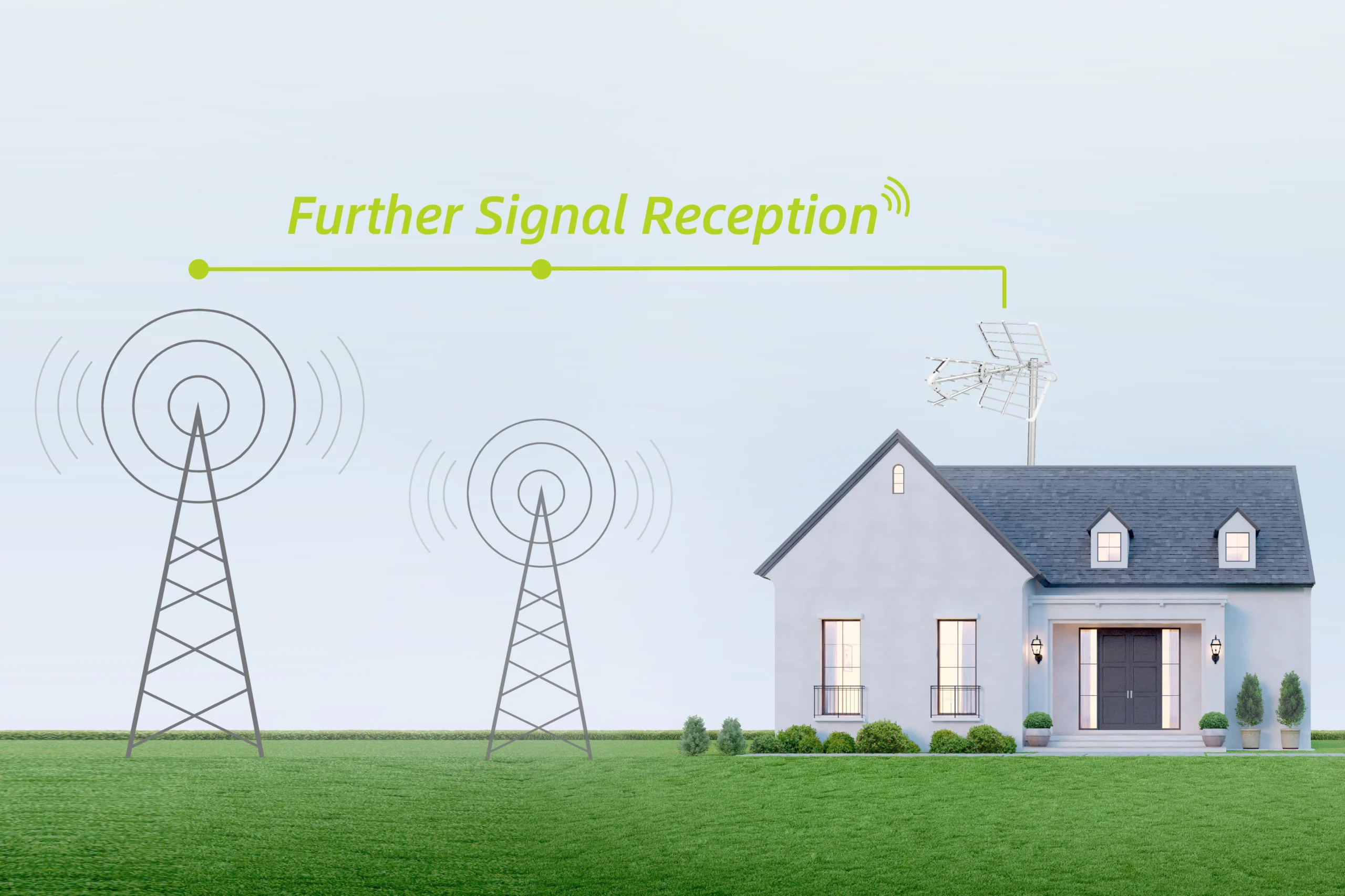 Amplified Outdoor Antenna